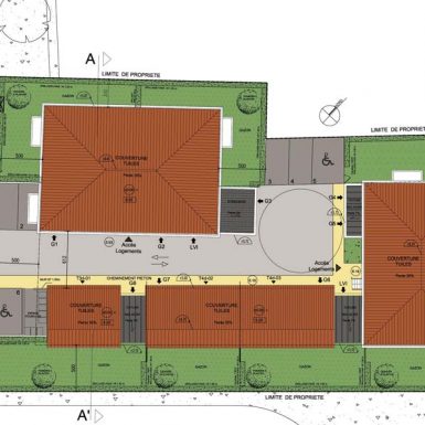 La mercellerie à Saint Brévin les Pins - Plan d masse