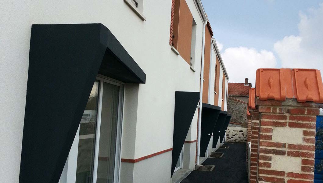 Porches des maisons individuelles Le patronnage